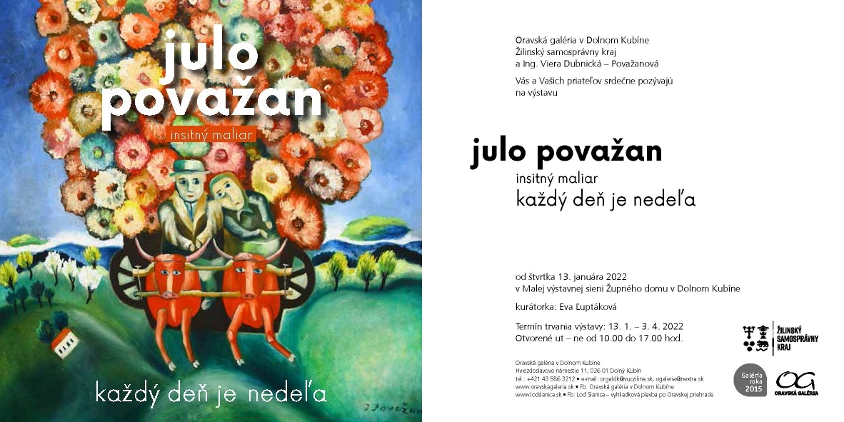 Výstava Julo Považan - Každý deň je nedeľa