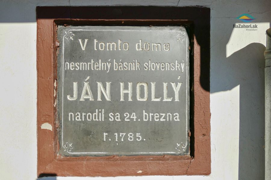 Rodný dom Jána Hollého Zdroj: KrasyZahoria.sk