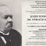 Jozef Podhradský – 200. výročie narodenia