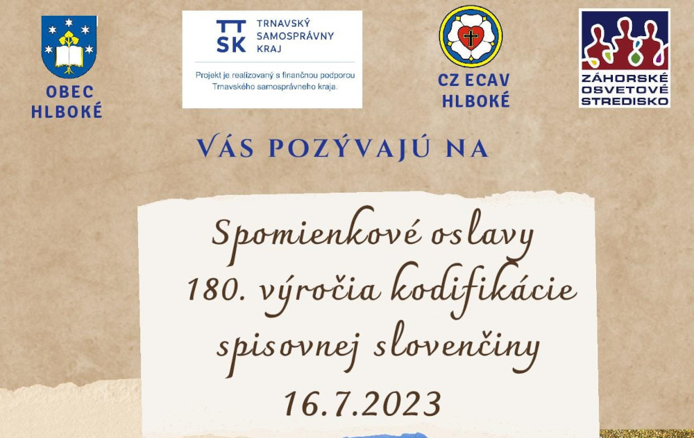 Spomienkové oslavy 180. výročia kodifikácie spisovnej slovenčiny, Hlboké