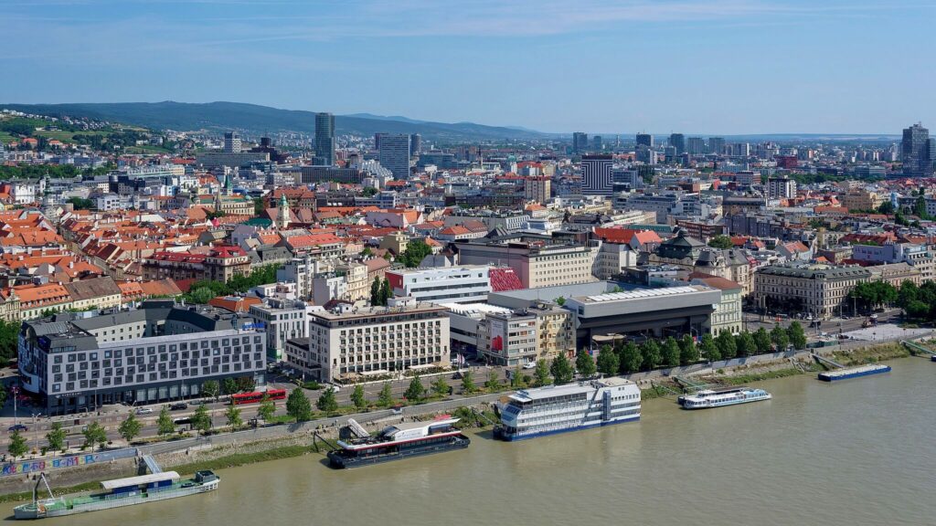 Výhľad z Mostu SNP, Bratislava